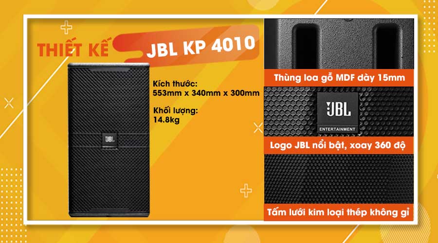 Thiết kế loa JBL KP 4010 